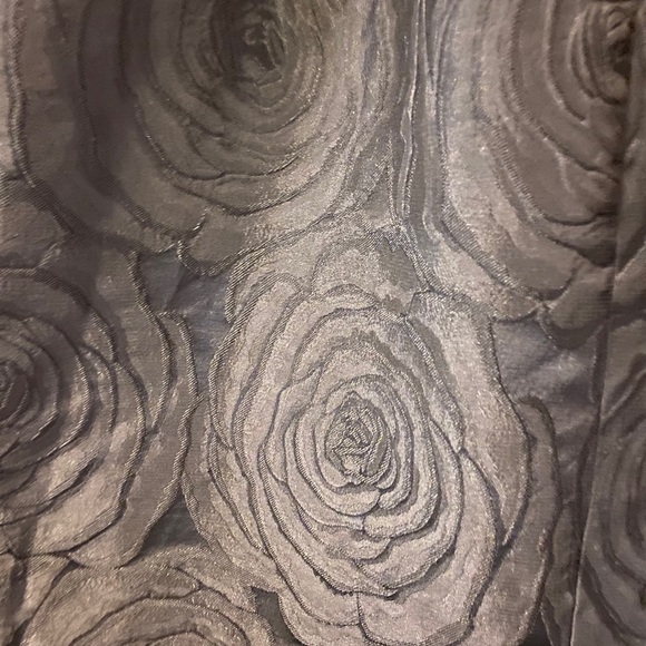 Black Brocade Skirt - Picture 3 of 5